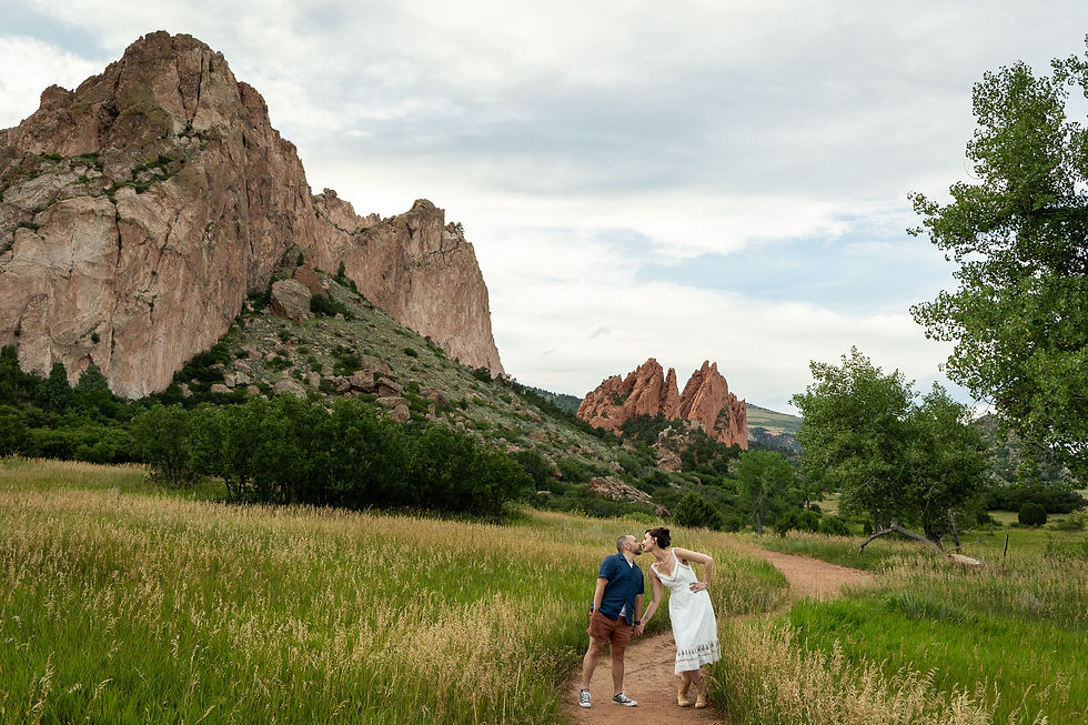 Garden of the Gods engagement photography