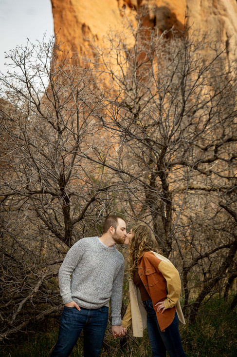 Garden of the Gods engagement photos
