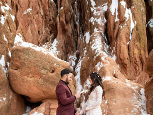 Colorado Springs Winter Elopement