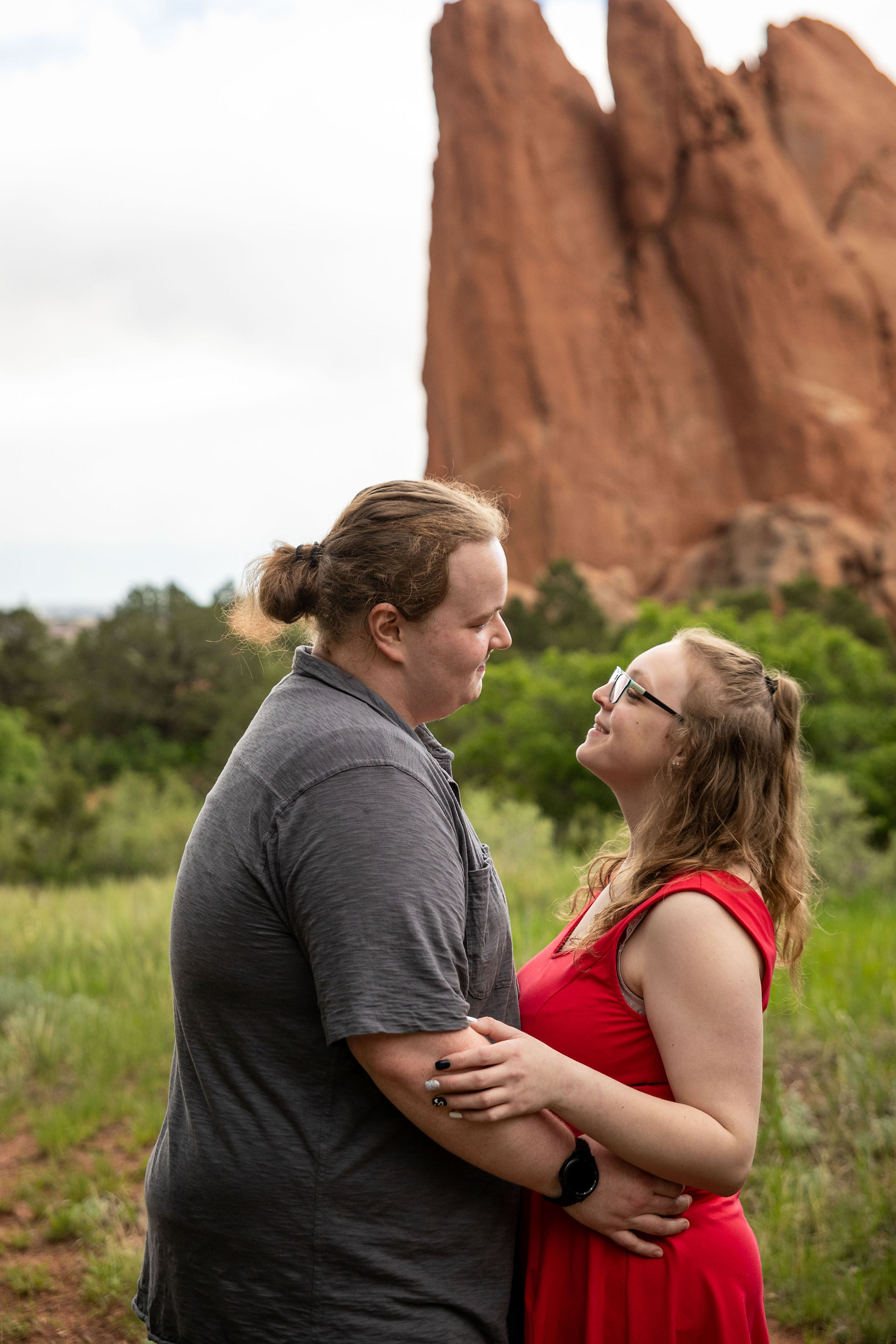 Garden of the Gods surprise engagement photographer