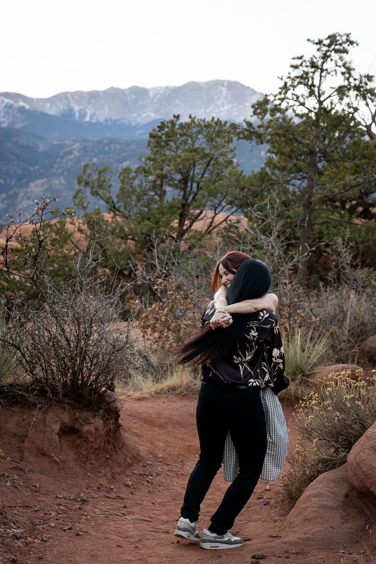 garden of the gods engagement photography