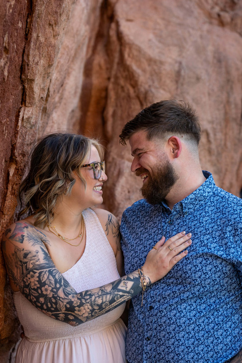 Garden of the Gods Engagement