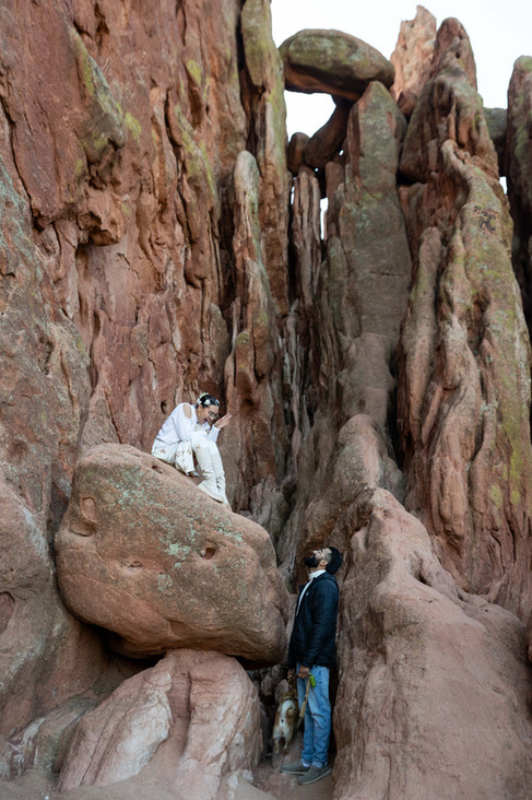 Sunrise Elopement at Garden of the Gods