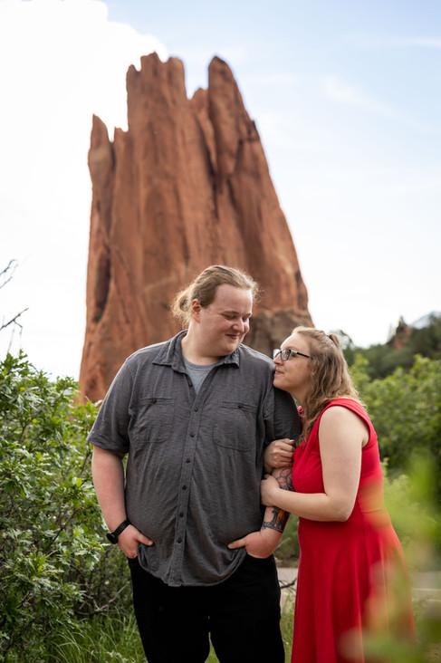 Garden of the Gods surprise engagement photographer