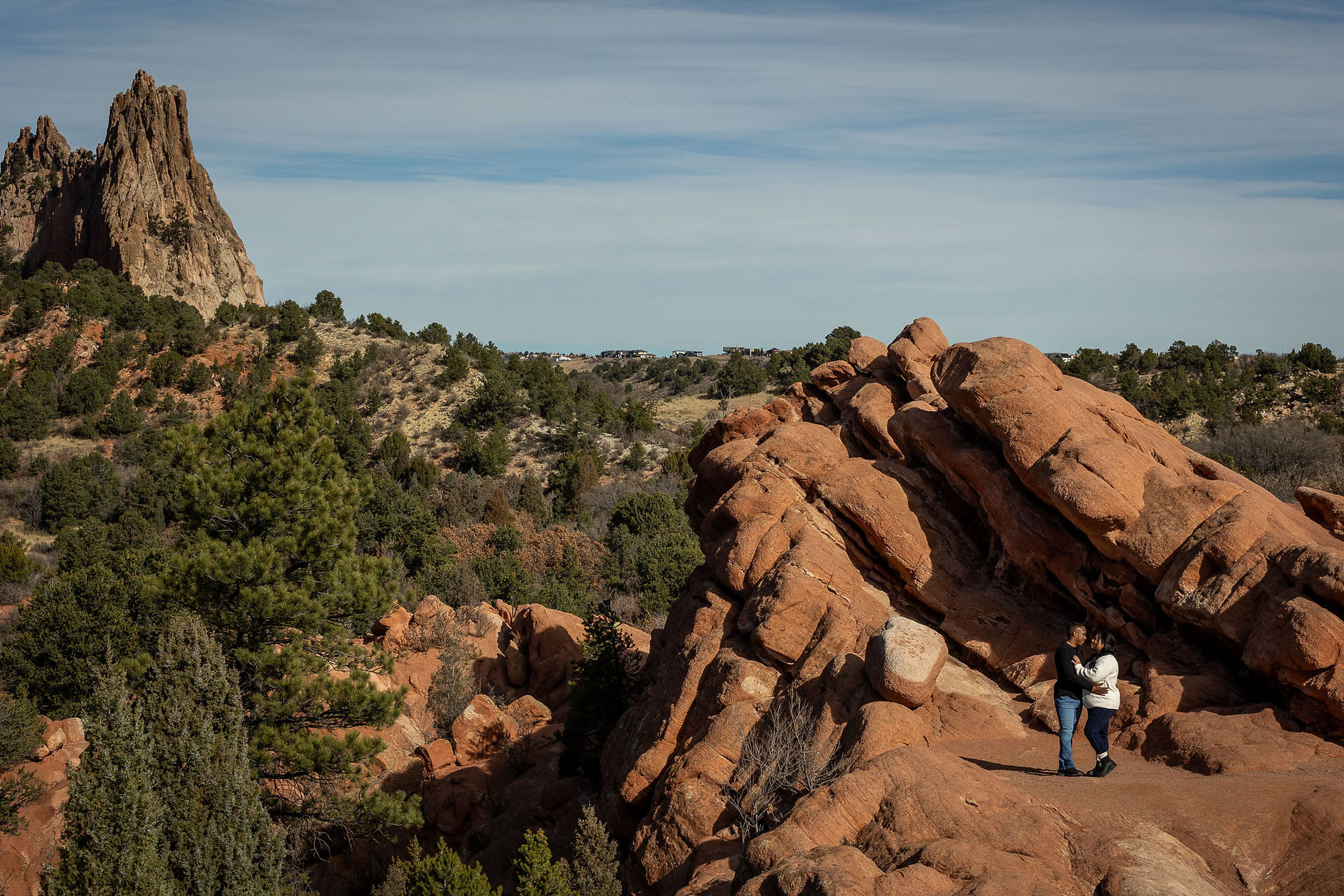 garden of the gods couple session