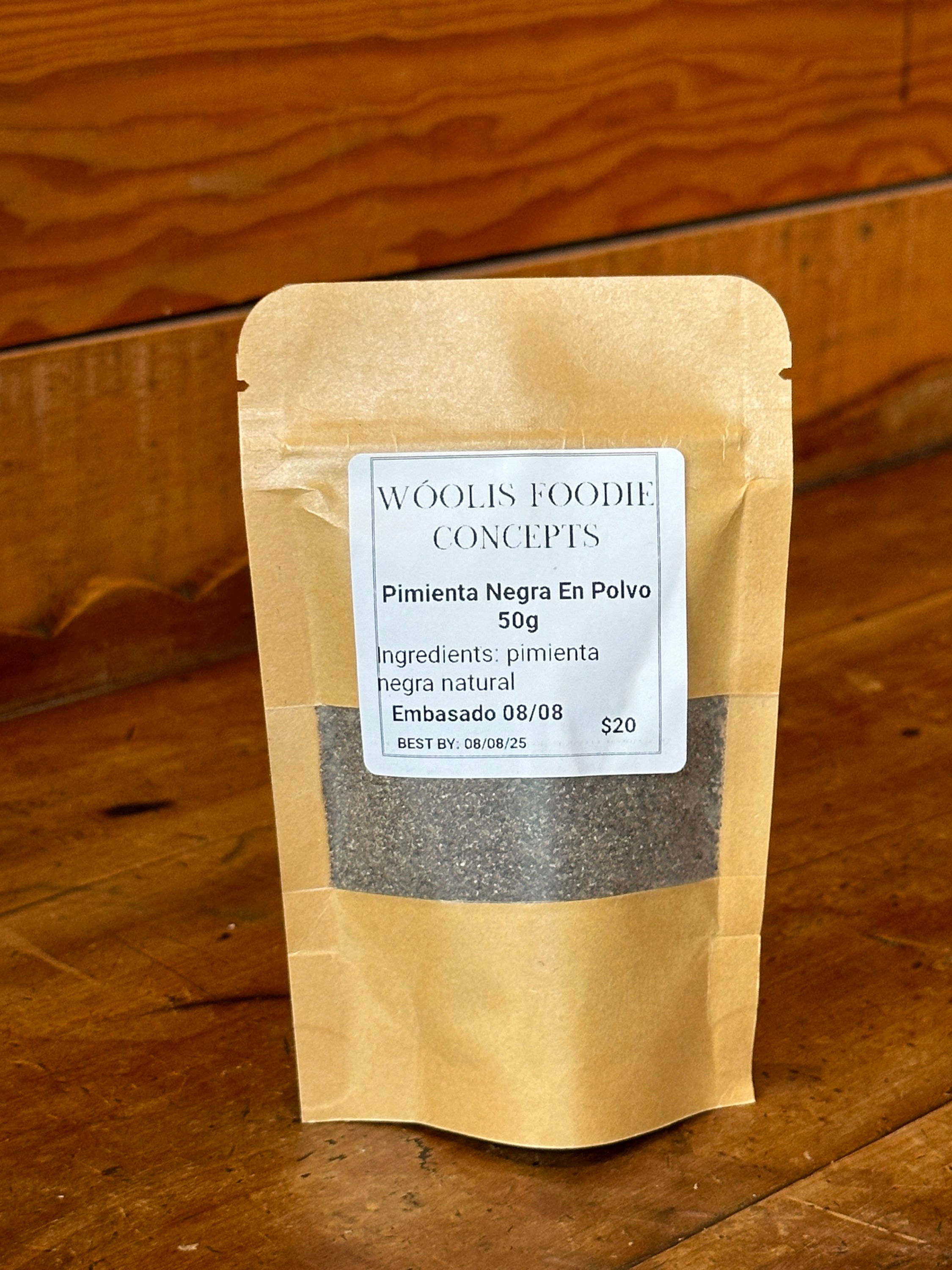 Ground Black Pepper 50gr