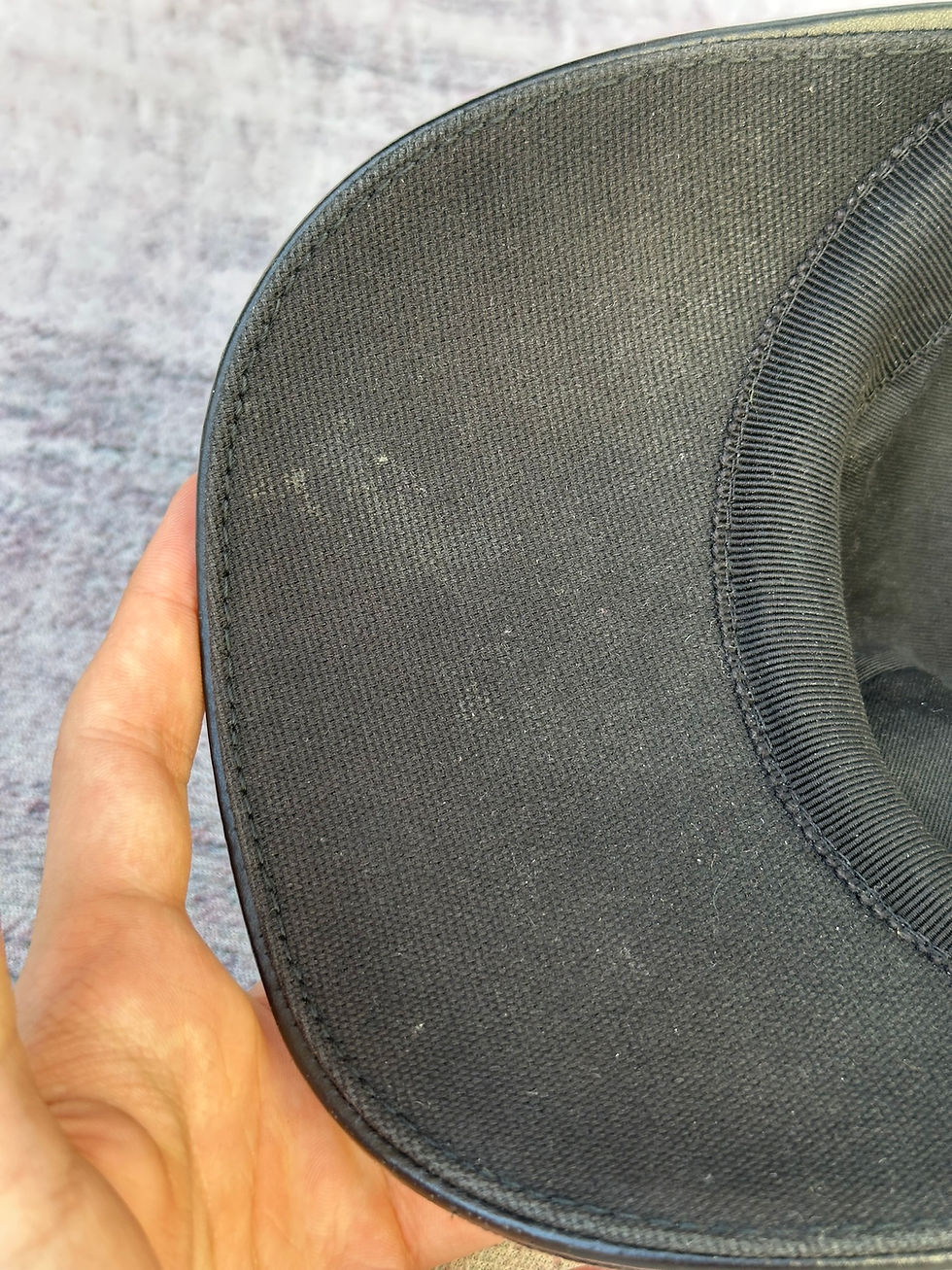 Miniatura: Gucci Hat Interlocking G Small Logo Web Black size M