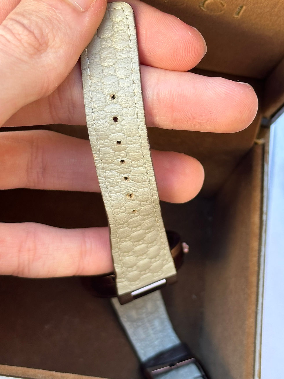 Miniatura: Gucci Watch Interlocking G Logo Brown Case Leather