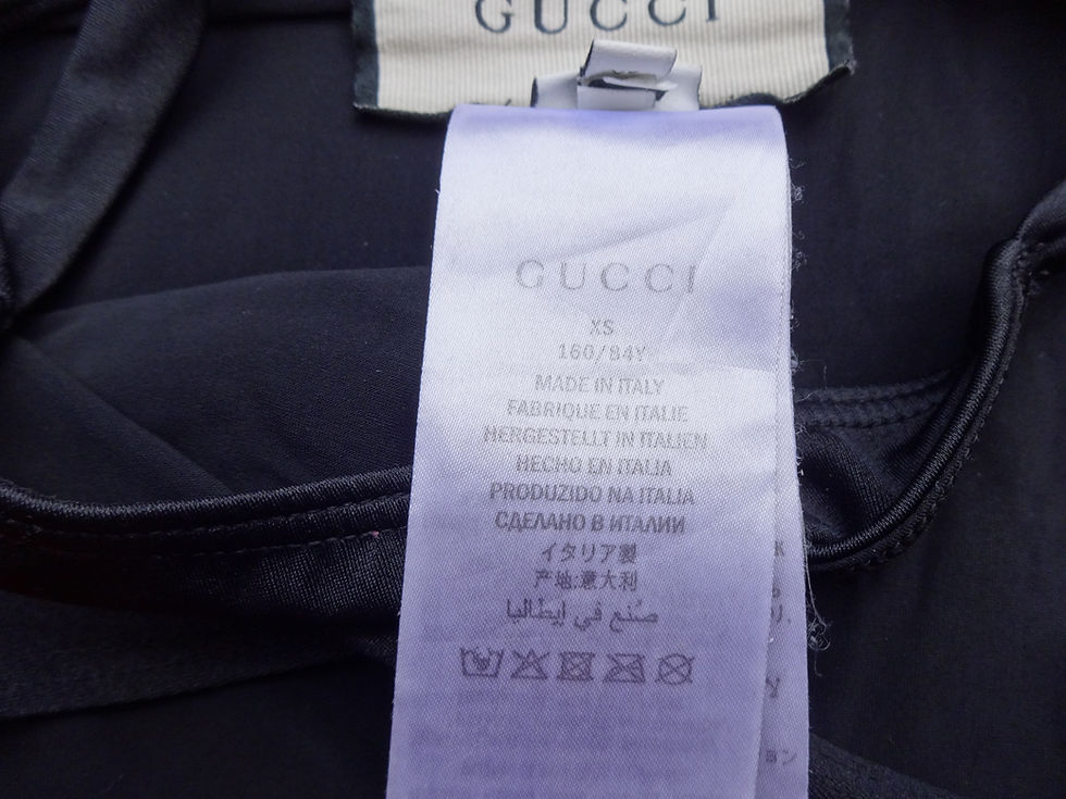 Miniatura: Gucci Swimsuit Black Belt Logo