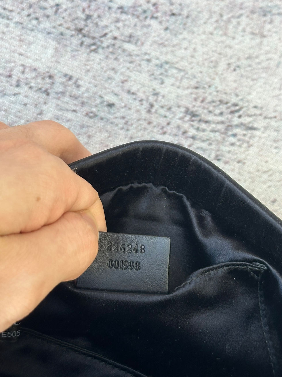 Miniatura: Gucci Clutch Bag Knight Logo Black Crystals Chain