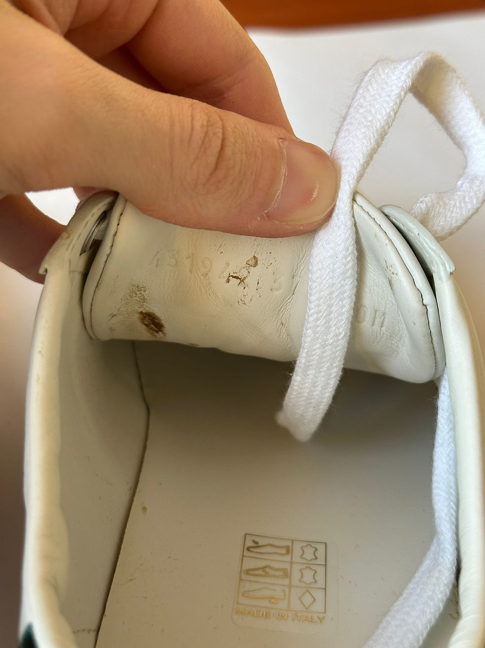 Thumbnail: Gucci Ace Sneakers Bees White Leather size 37IT
