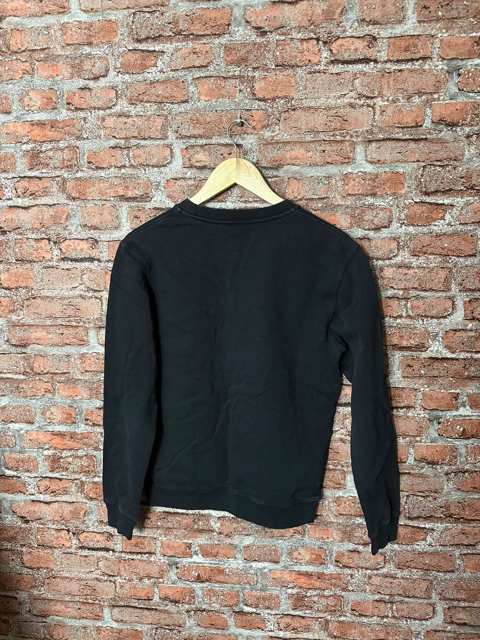 Thumbnail: Versace Sweatshirt Baroque Leopard Black Cotton size XS