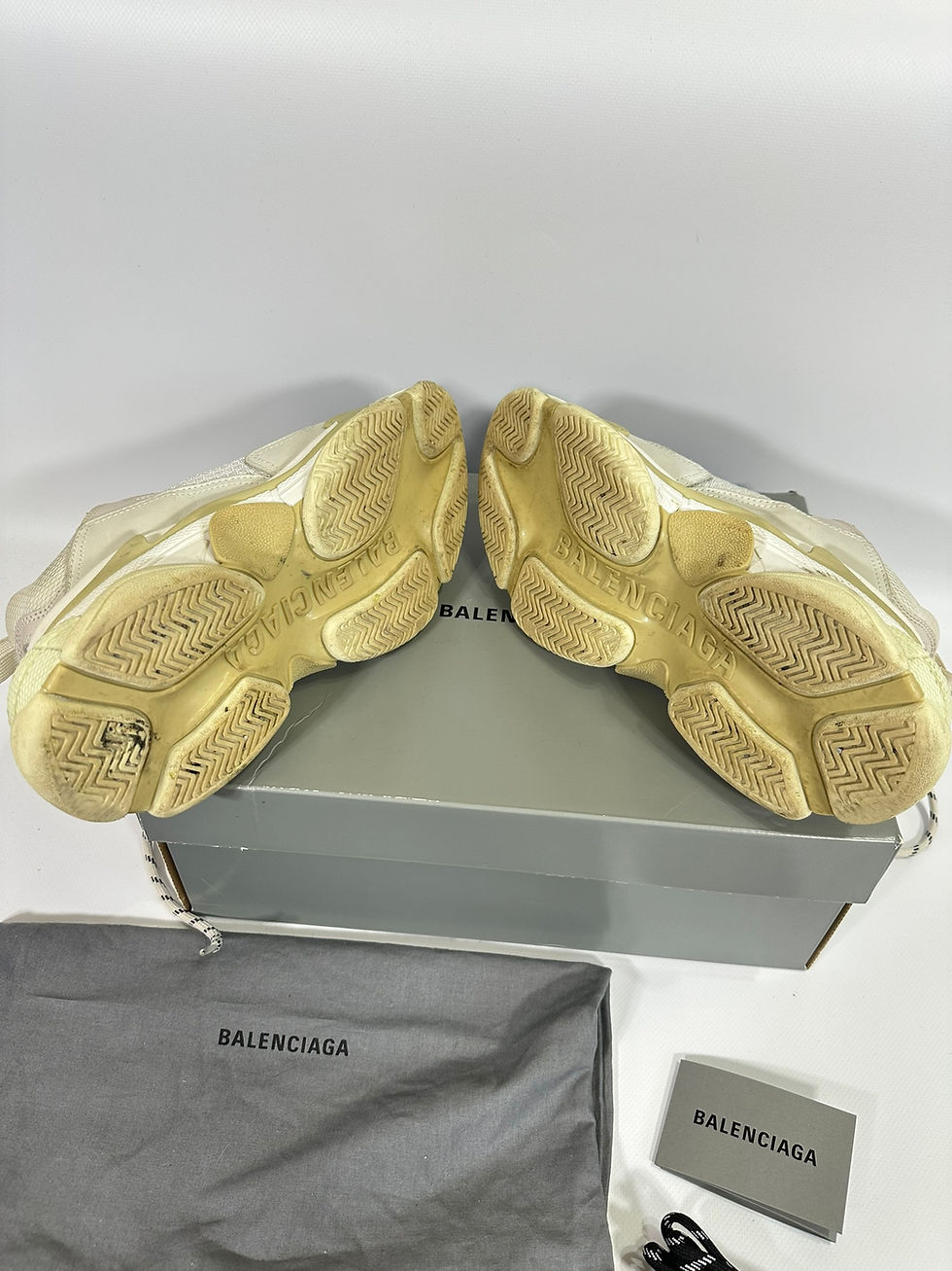 Miniatura: Balenciaga Triple S Sneakers White and Beige size EU38