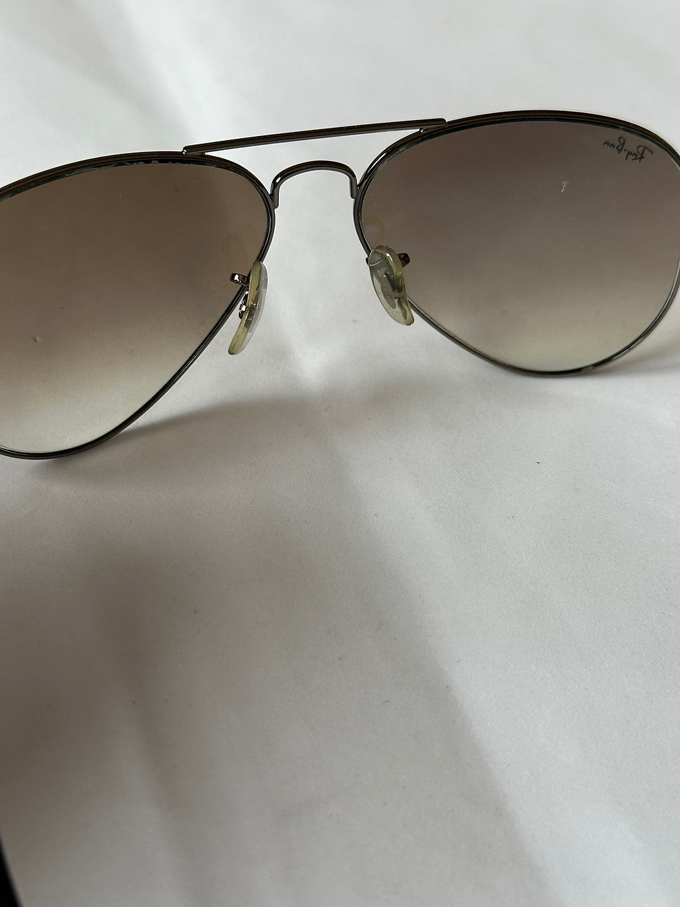 Thumbnail: Ray-Ban Aviator Sunglasses Brown Logo