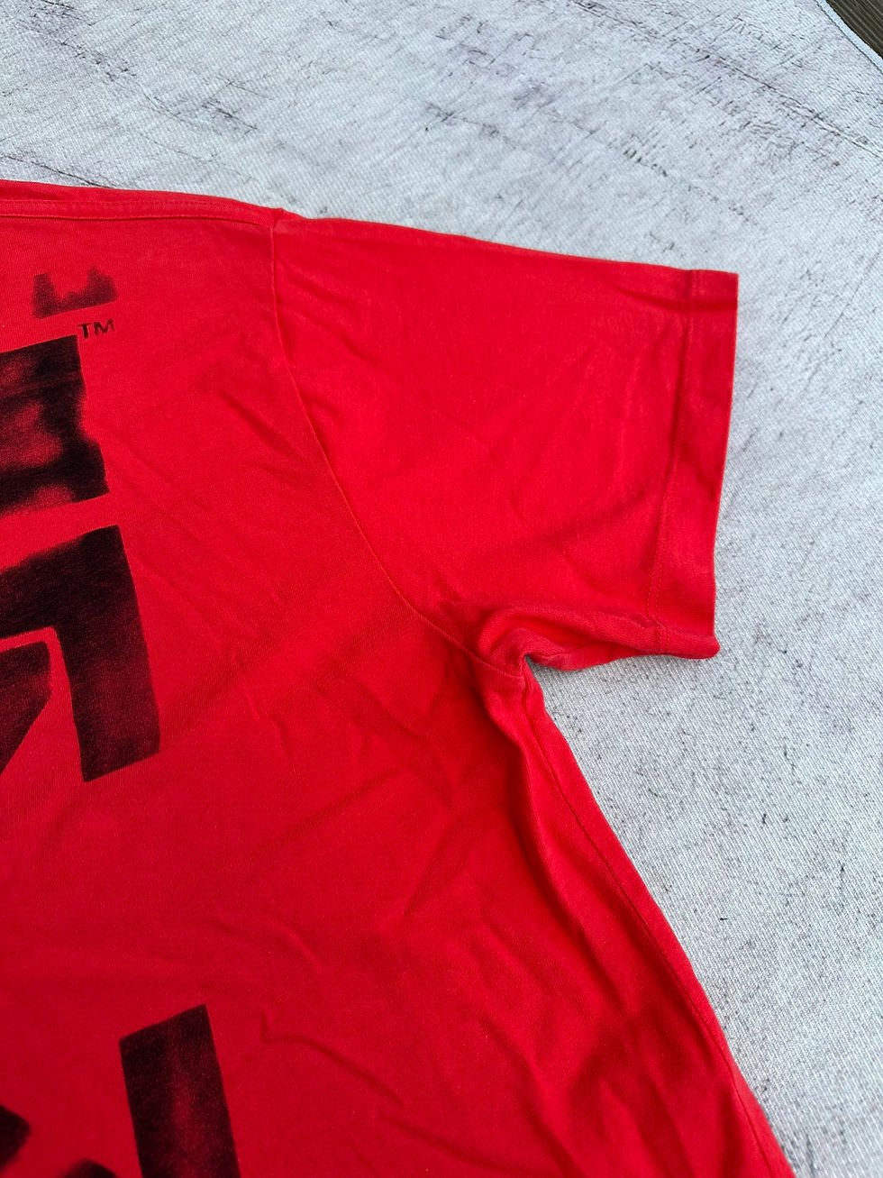 Thumbnail: Off-White T-Shirt Impressionism Arrow Back Logo 99 Red size S