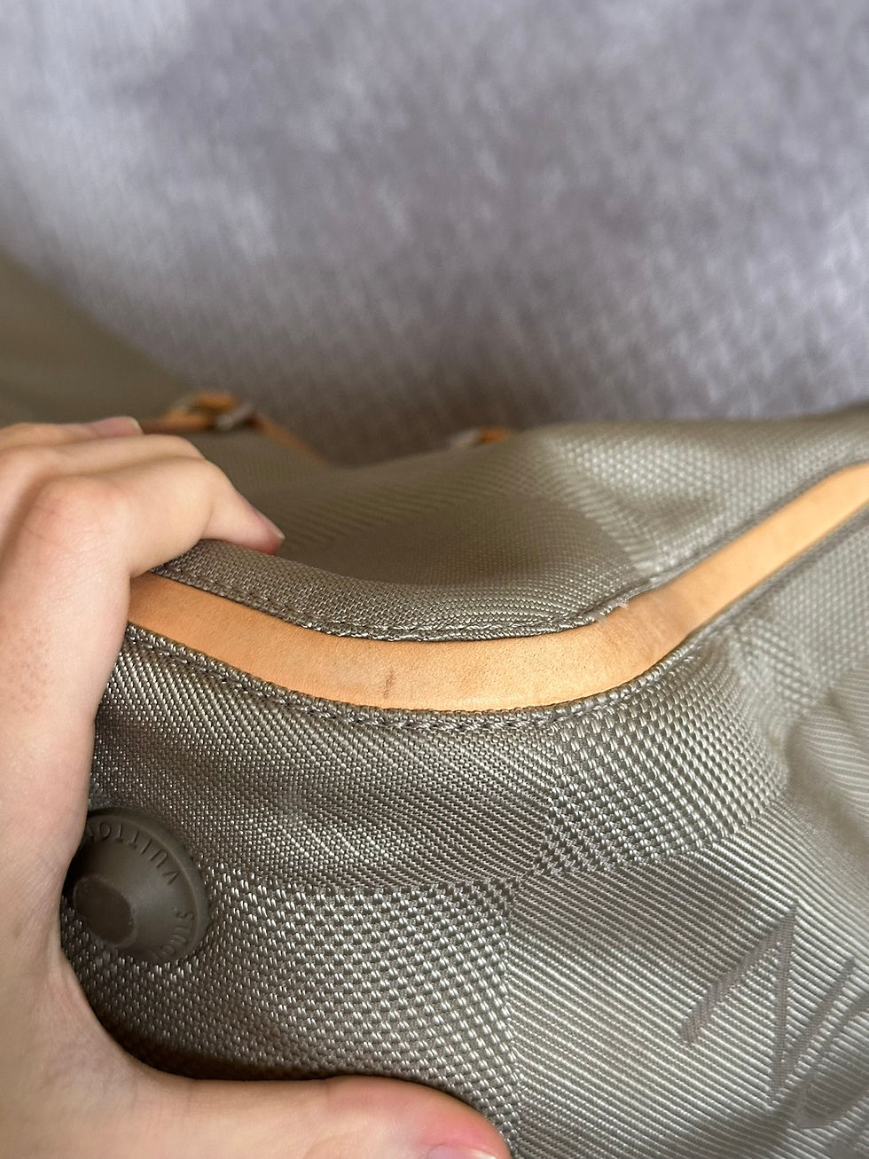 Miniatura: Louis Vuitton Travel Souverain Keepall Bag Gray Damier Canvas