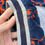 Miniatura: Gucci Sweatpants GG Monogram Track Velour Navy and Orange size L