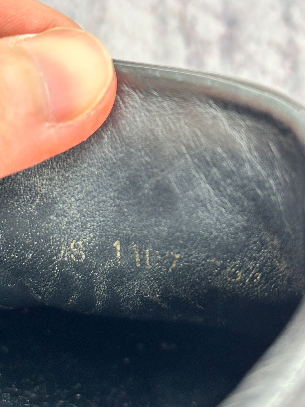 Miniatura: Louis Vuitton Frontrow Sneakers LV Metal Lace Logo Black Leather size 35.5IT