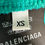 Thumbnail: Balenciaga Sweatshirt Hood Logo Turquiose size XS