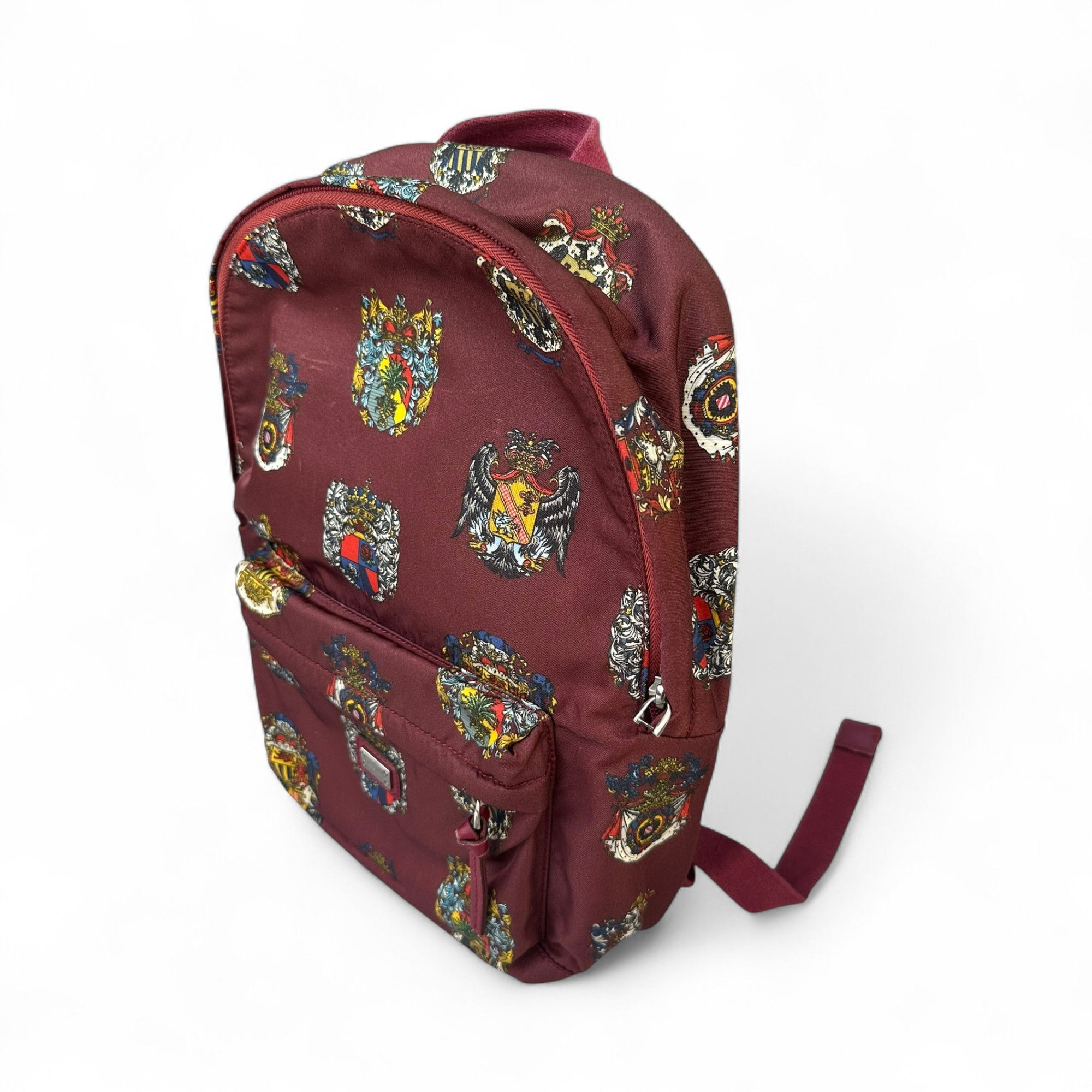 Dolce & Gabbana Kids Backpack Burgundy Autre Marque Logo