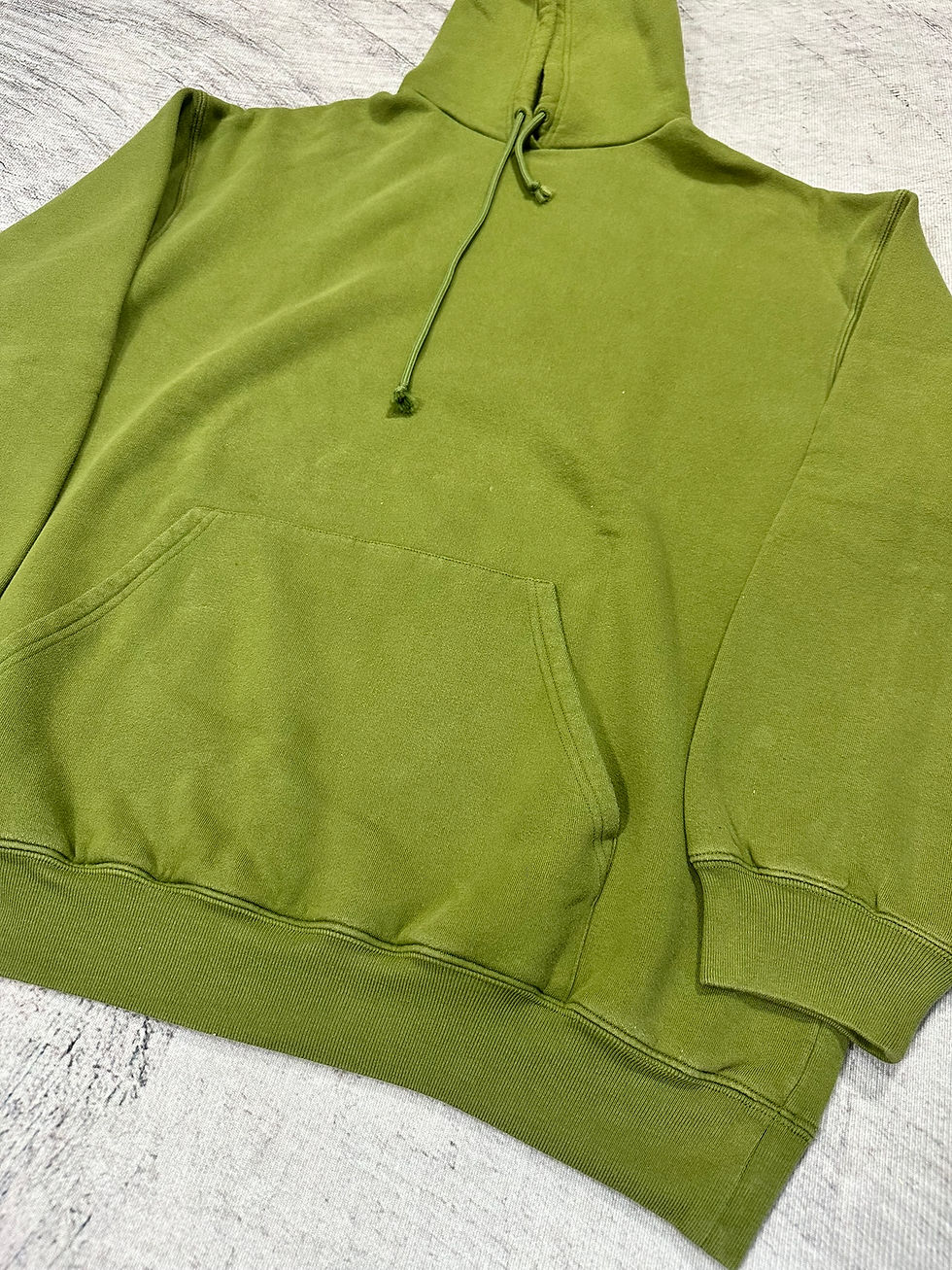 Miniatura: Bluza z kapturem Balenciaga Back Logo Wojskowa Zieleń rozmiar M