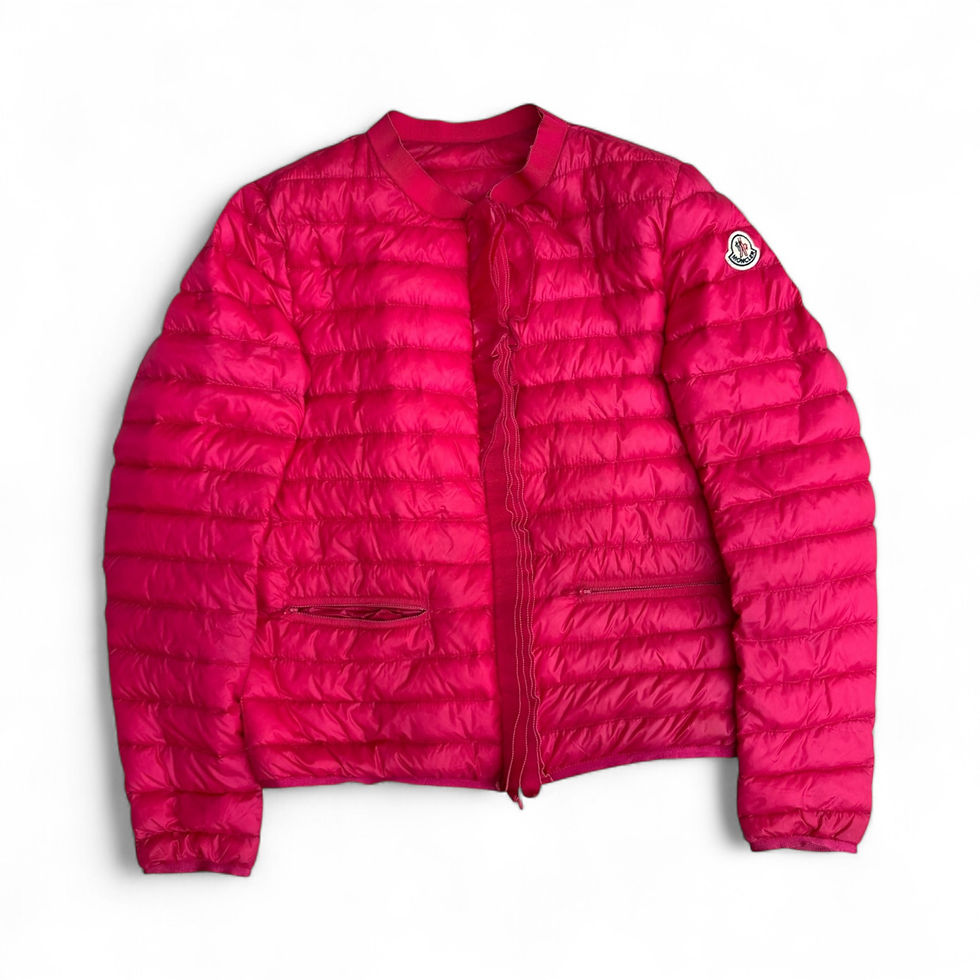 Moncler Jacket Alixe Pink Patch Logo size 1