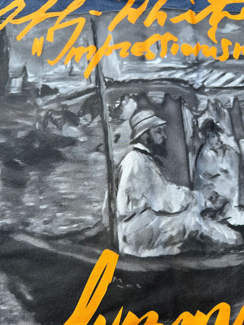 Thumbnail: Off-White T-Shirt Summer 1863 Navy Impressionism Logo size M