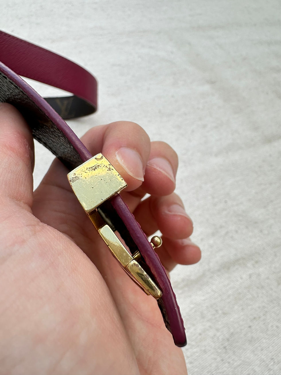 Thumbnail: Louis Vuitton Belt Monogram Reversible Pink and Brown LV Buckle size 90/36