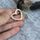 Miniatura: Gucci Thin Belt GG Monogram Beige Canvas Heart Charm size 90/36