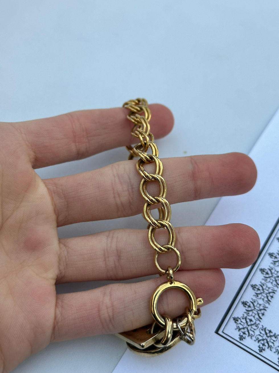 Thumbnail: Chanel Bracelet Vintage Gold 31 Rue Cambon Paris Logo