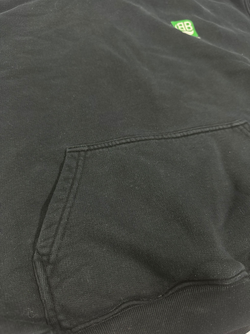 Miniatura: Balenciaga Sweatshirt Eco Logo Black Hoodie