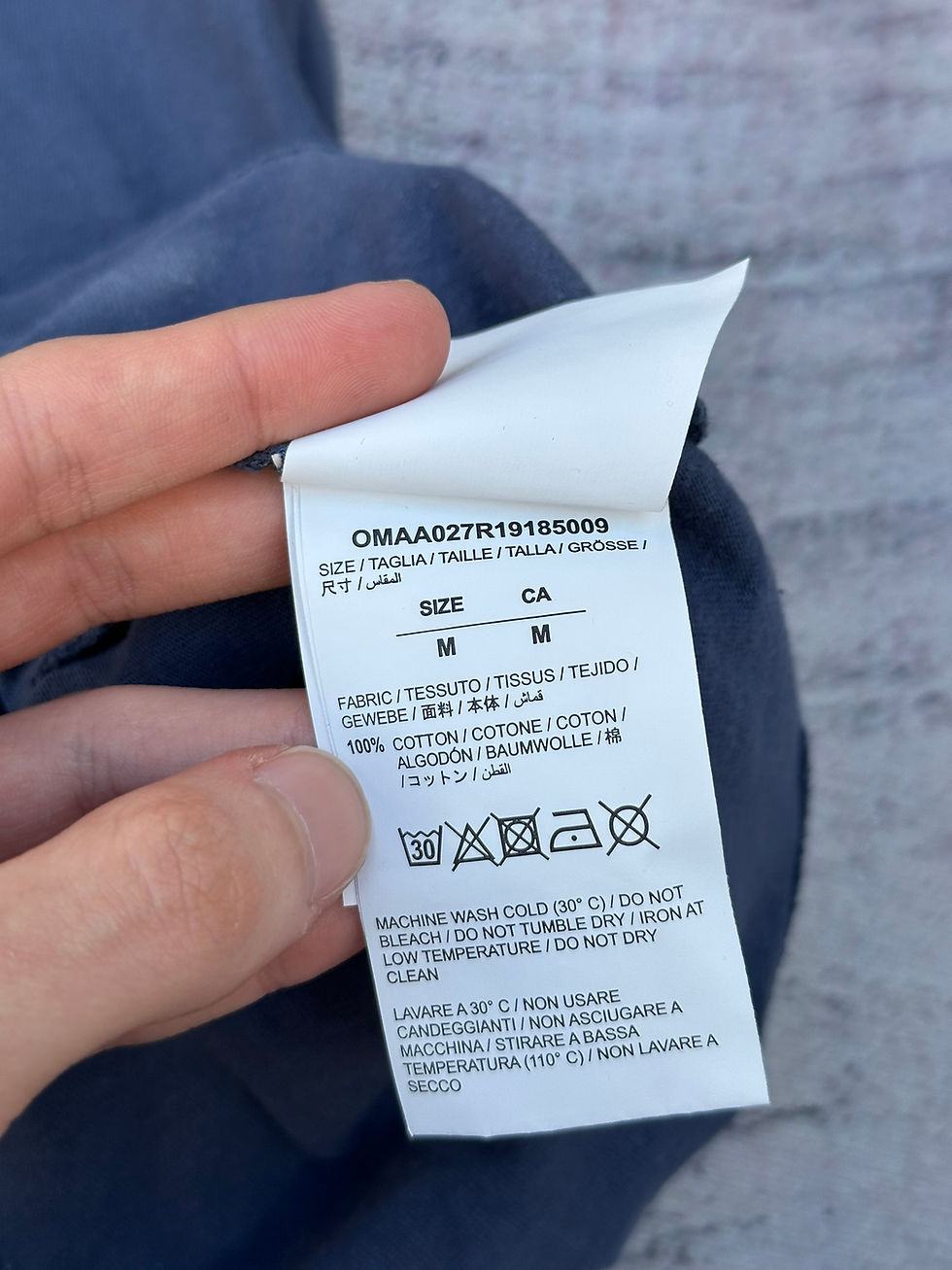 Thumbnail: Off-White T-Shirt Summer 1863 Navy Impressionism Logo size M