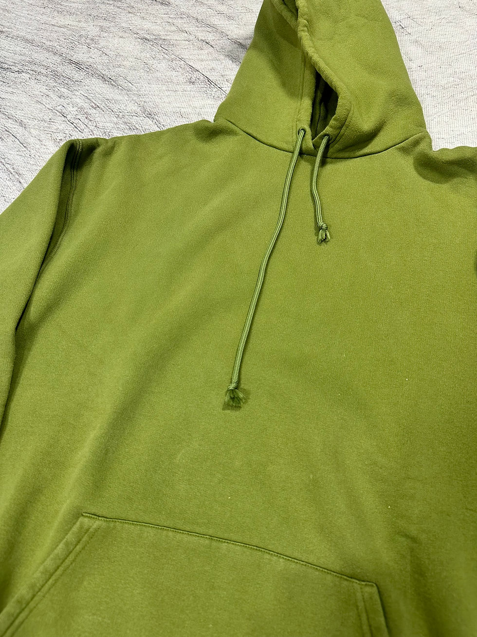 Miniatura: Bluza z kapturem Balenciaga Back Logo Wojskowa Zieleń rozmiar M