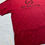 Thumbnail: Balenciaga T-Shirt Laurel BB Logo Burgundy size S