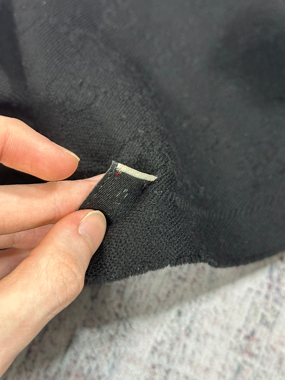 Miniatura: Szalik Gucci GG Monogram Logo Czarny