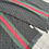 Miniatura: Gucci Scarf GG Monogram Web Logo Silk and Wool Gray