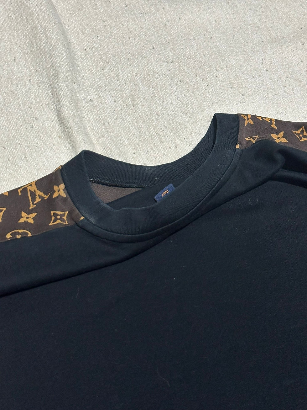 Thumbnail: Louis Vuitton T-Shirt Monogram LV Brown Logo Top size XS