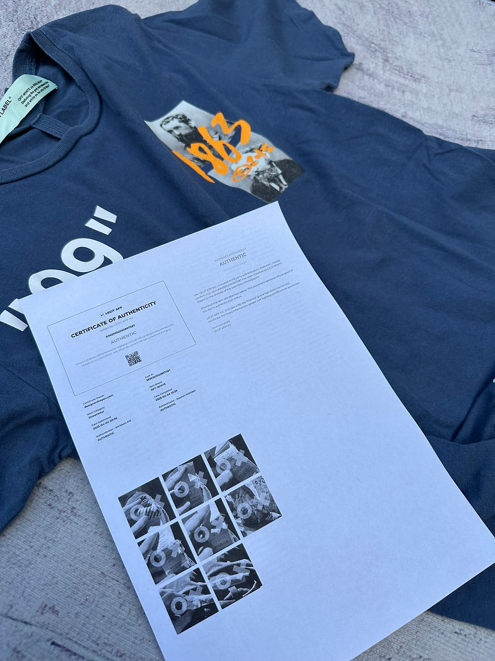 Thumbnail: Off-White T-Shirt Summer 1863 Navy Impressionism Logo size M