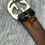 Thumbnail: Gucci Belt Guccissima GG Monogram Black Leather Interlocking G size 85/34