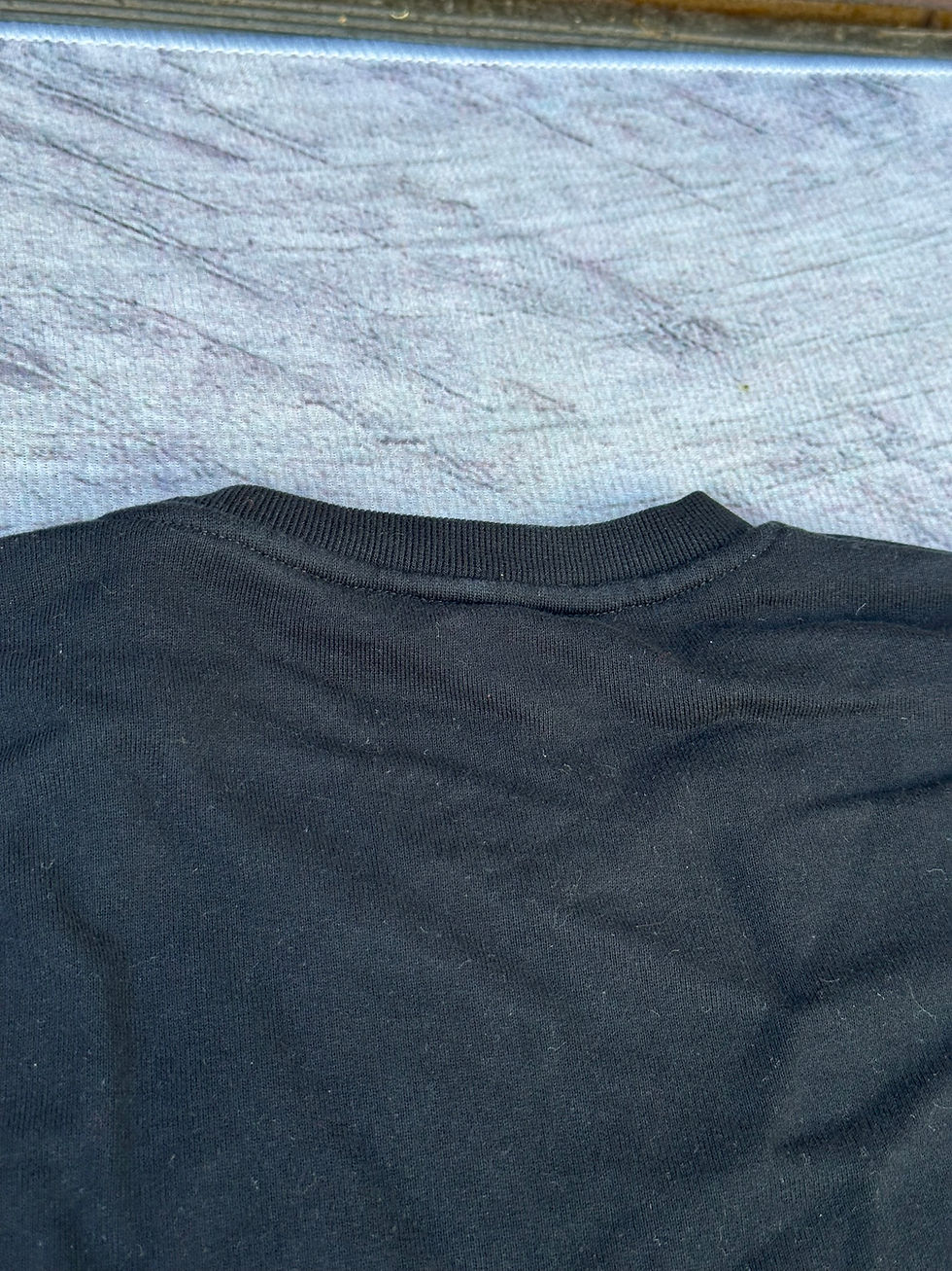 Thumbnail: Dior Sweatshirt Signature Logo Embroidered Black Crewneck size S-M