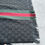 Miniatura: Gucci Scarf GG Monogram Web Logo Silk and Wool Gray