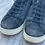 Miniatura: Louis Vuitton Sneakers Navy Suede LV Monogram Logo Shoes size 39IT