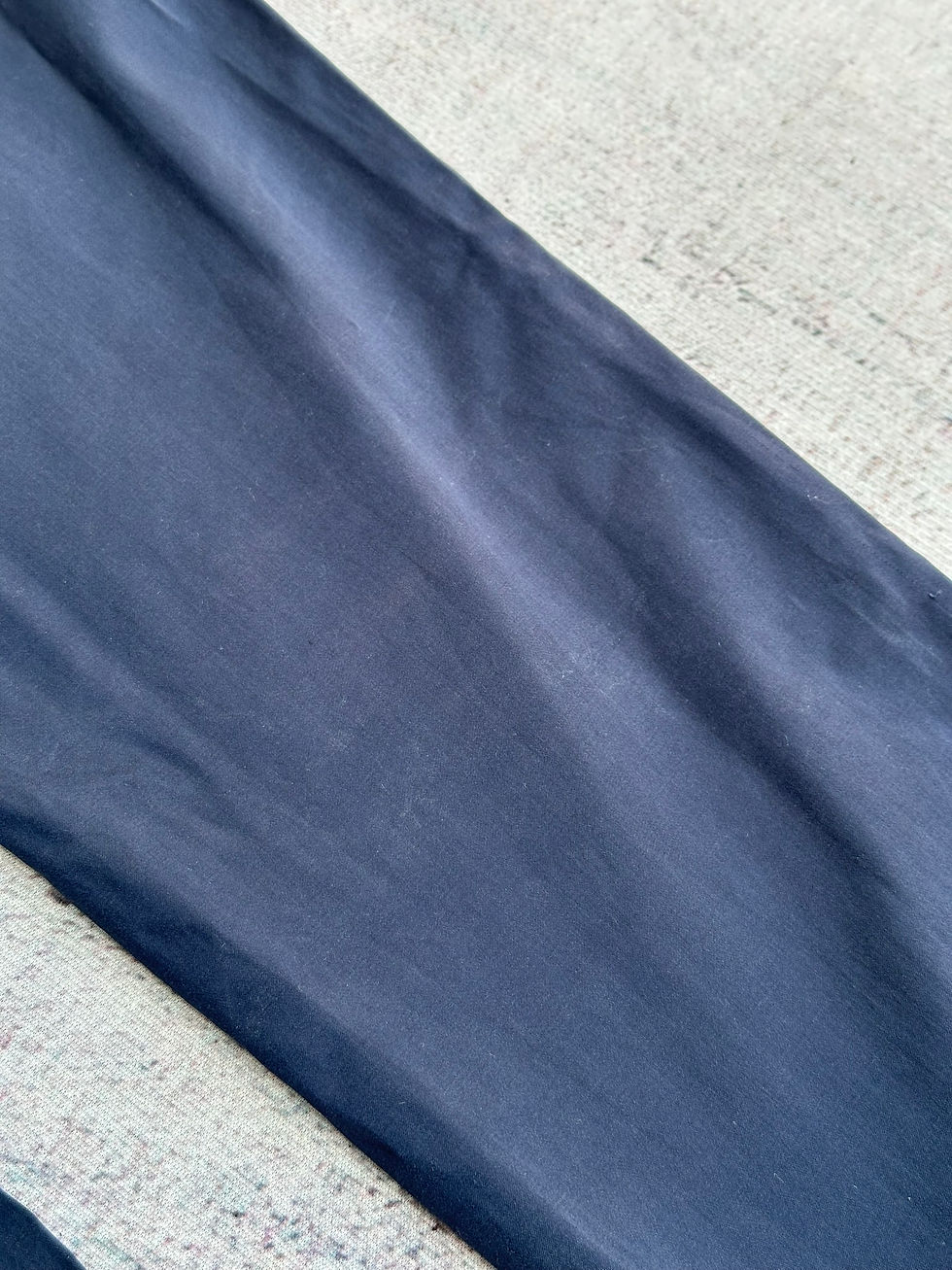 Thumbnail: Louis Vuitton Pants LV Initiales Logo Buckle Accent Navy size 44FR