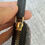 Miniatura: Burberry Zip Wallet Graffiti Logo Black Canvas