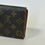 Miniatura: Louis Vuitton Long Wallet LV Monogram Brown Vintage