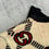 Thumbnail: Gucci Dress Reversible Interlocking G Logos Black and Beige size S