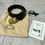 Miniatura: Gucci Belt Marmont Crocodile Black Leather Golden GG Buckle size 85/34