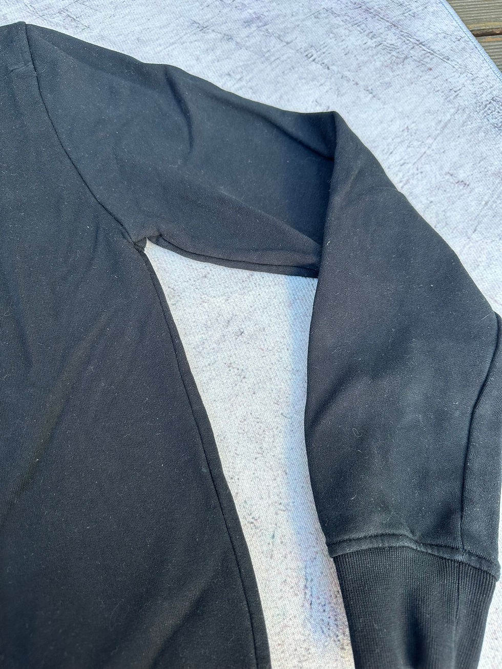 Thumbnail: Dior Sweatshirt Signature Logo Embroidered Black Crewneck size S-M