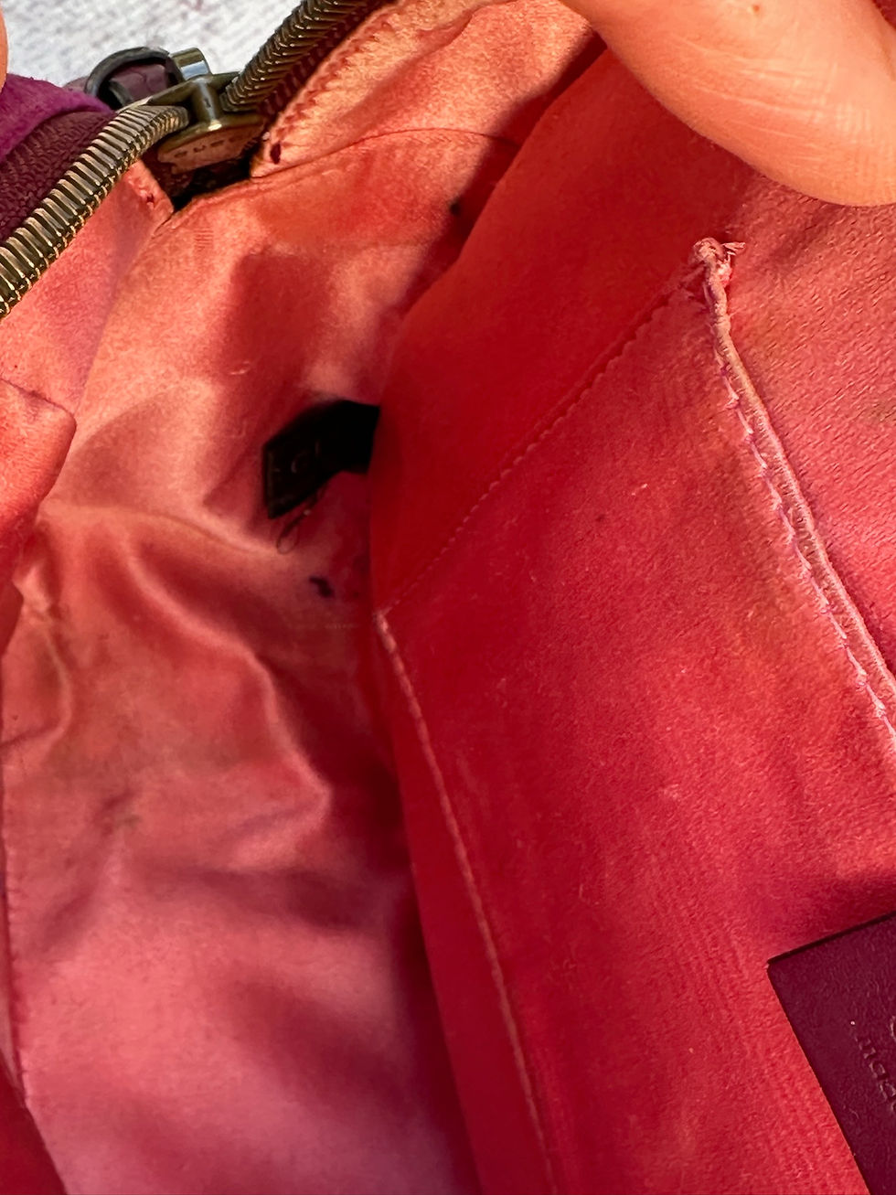 Miniatura: Gucci Backpack GG Marmont Dome Matelasse Velvet Purple