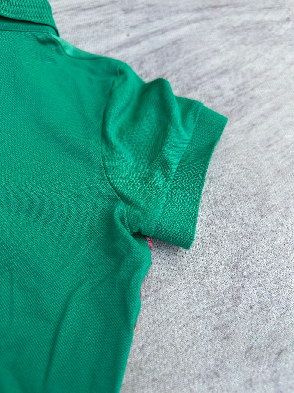 Thumbnail: Moncler Polo Shirt Floral Theme Logo Patch Green size XS